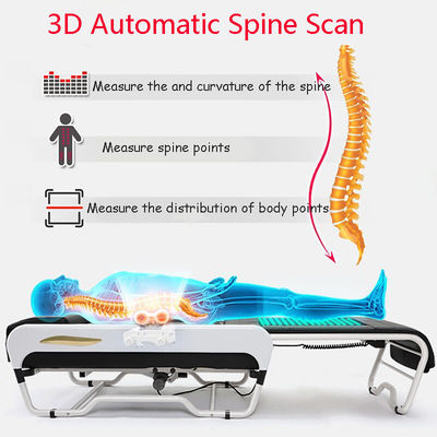 150 Energy Stones and 3D Smart Lifting Massage Bed for Full Body on Foldable V3 Tourmaline Jade Warm Physiotherapy Bed