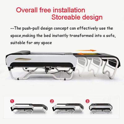 150 Energy Stones and 3D Smart Lifting Massage Bed for Full Body on Foldable V3 Tourmaline Jade Warm Physiotherapy Bed