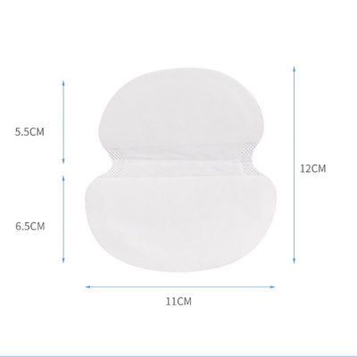 40pcs Ultra-thin Underarm Sweat-absorbing Sticker with Polymer Mint Silver Ion Non-woven Airlaid Paper SAP Pulp PE Film
