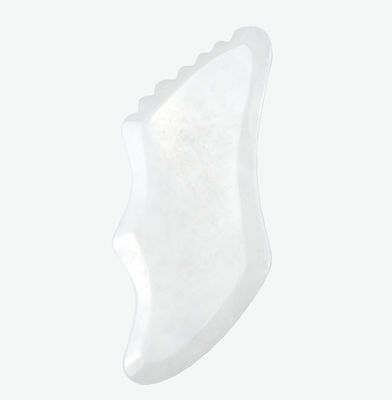 2024 White Jade Facial Body Jade Guasha Massager Board Gua Sha Stone Scraping Board 11.8cm*5cm*0.5cm for Body and Facial