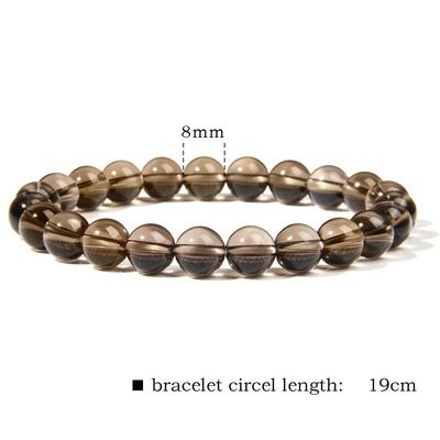Natural Jade Bead Bracelet Ladies Amethyst Crystal Quartz Aquamarine Emerald Jewelry Agate Elastic Bracelet For Men