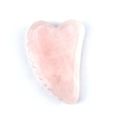 Handheld Custom Shape Rose Quartz Gua Sha Board The Must-Have Facial Massage Tool