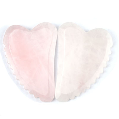 Handheld Custom Shape Rose Quartz Gua Sha Board The Must-Have Facial Massage Tool