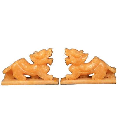 Accepting OEM ODM Yellow Jade Pixiu For Decoration