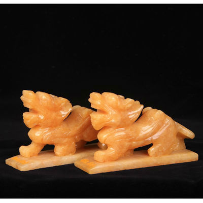 Accepting OEM ODM Yellow Jade Pixiu For Decoration