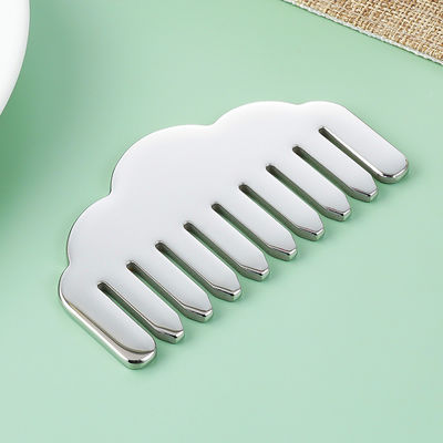 Stainless Steel Gua Sha Hair Comb Heart Shape Scalp Massage Tool for Head Massage Equipment