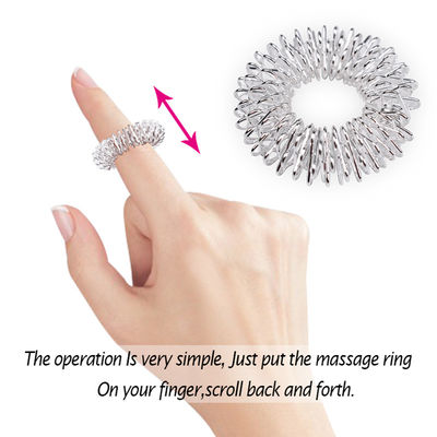 Hand Massager Ring Acupuncture Acupressure Health Care Body Massage Fatigue Relief Augmentation Immune Relaxation Tools