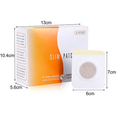 Massage Function 30pcs Non-woven Fabric Fat Burner Weight Loss Detox Slim Patch for Navel Sticker Slimming Products Body Care