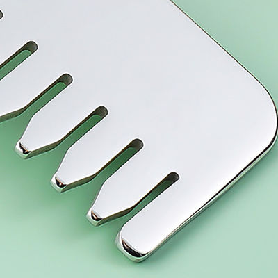 Stainless Steel Gua Sha Scalp Massage Comb Guasha Stone Head Massager Hair Health Care Salon Beauty with Customized Logo