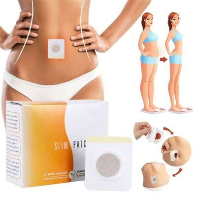 Massage Function 30pcs Non-woven Fabric Fat Burner Weight Loss Detox Slim Patch for Navel Sticker Slimming Products Body Care