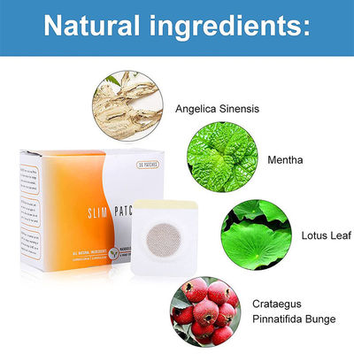 Massage Function 30pcs Non-woven Fabric Fat Burner Weight Loss Detox Slim Patch for Navel Sticker Slimming Products Body Care