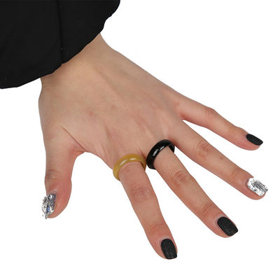 2024 Design Magic Jade Rings for Women Jade Colour Finger Rings Good Luck Gifts Other