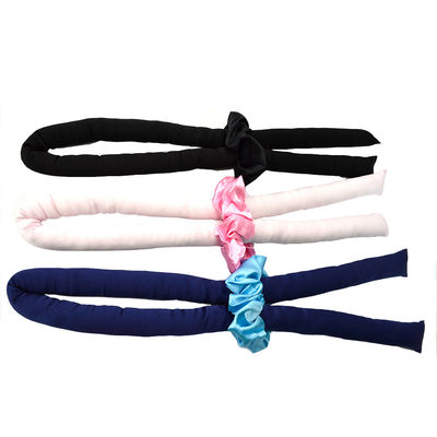 Silk Hair Curler Roller Curling Ribbon Scrunchies Set for Curling Hair 100% Pure Mulberry Silk and Acceptable Logo