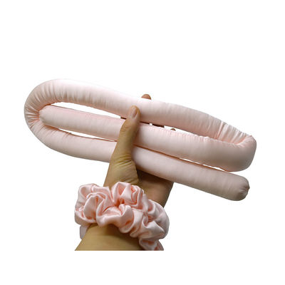 Silk Hair Curler Roller Curling Ribbon Scrunchies Set for Curling Hair 100% Pure Mulberry Silk and Acceptable Logo