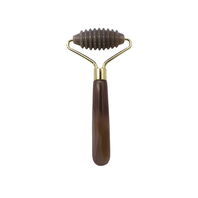 Massage Hammer Gray Agate Spiked Jade Roller for Natural Anti-Aging Facial Massage Therapy Eye Bag Anti-Aging Massage Tools