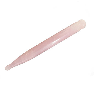2024 Rose Quartz Gua Sha Acupuncture Point Massage Guasha Pen For Body Treatment with Avaiable Logo Best Seller