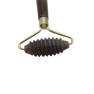 Massage Hammer Gray Agate Spiked Jade Roller for Natural Anti-Aging Facial Massage Therapy Eye Bag Anti-Aging Massage Tools