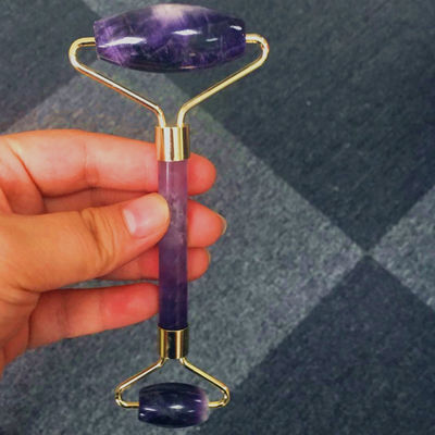 Gua Sha Roller Amethyst Facial Rollers Jade Guasha Roller For Beauty Facial Massager