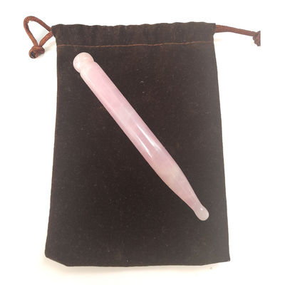2024 Rose Quartz Gua Sha Acupuncture Point Massage Guasha Pen For Body Treatment with Avaiable Logo Best Seller