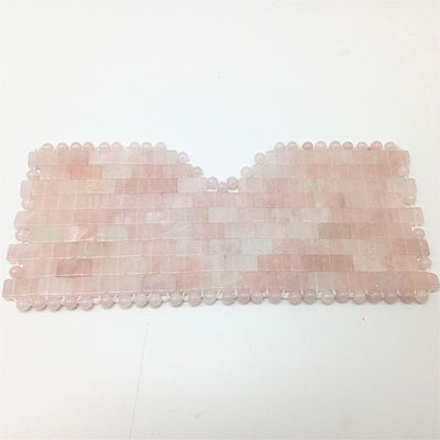 Pink Rose Quartz Facial Mask for Face and Eye Massage Performance