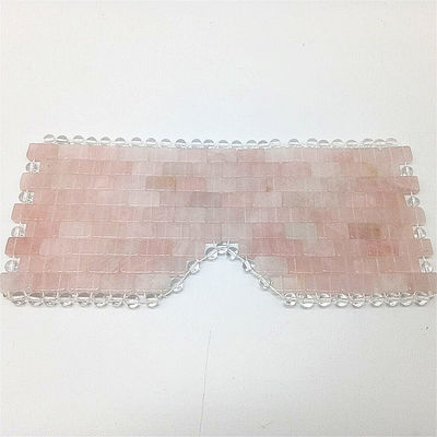 Pink Rose Quartz Facial Mask for Face and Eye Massage Performance