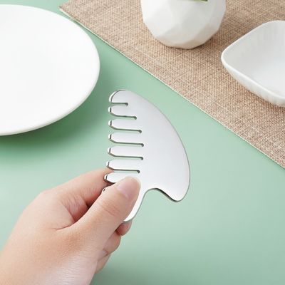 Stainless Steel Gua Sha Stone Head Massager for Body Massage Tools and Hair Health Beauty Salon