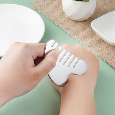 Stainless Steel Gua Sha Stone Head Massager for Body Massage Tools and Hair Health Beauty Salon