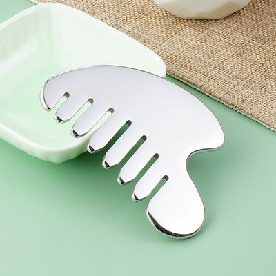 Stainless Steel Gua Sha Stone Head Massager for Body Massage Tools and Hair Health Beauty Salon