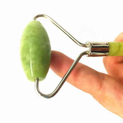 100% Natural Strong Jade Facial Roller for Hand-Held Face Massage and Relaxation Stone