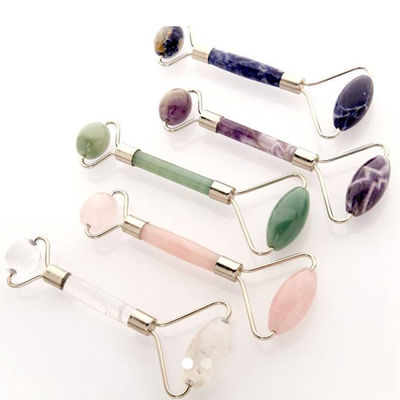 100% Natural Strong Jade Facial Roller for Hand-Held Face Massage and Relaxation Stone