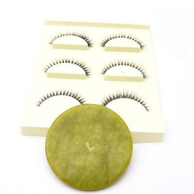 Facial Massager XiuYan Jade Round Jade Glue Gasket Eyelah Extention Stone Eyelash Extension for Beauty Enhancement Massage
