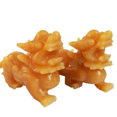 2pcs Antique Crafts Ornament Sculptures Figurines Engraving Mode No AKBW-008 for Chinese Feng Shui PiXiu Statues