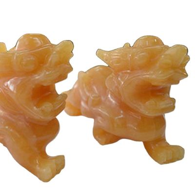 2pcs Antique Crafts Ornament Sculptures Figurines Engraving Mode No AKBW-008 for Chinese Feng Shui PiXiu Statues