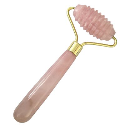 Green Natural Spiked Gemstone Jade Guasha Rollers for Face Massage Personalized Beauty Personalized Massage Packaging