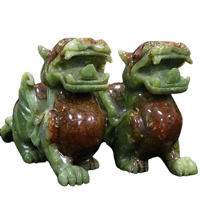 OEM ODM Jade Pixiu The Chinese Lucky Sacred Animal Mascot in Carving Type Engraving
