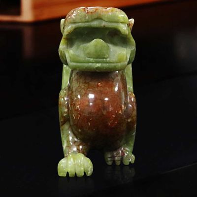 OEM ODM Jade Pixiu The Chinese Lucky Sacred Animal Mascot in Carving Type Engraving