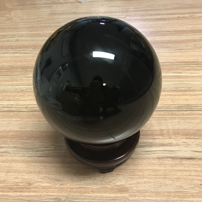 180mm Obsidian Ball Gemstone Sphere Carved Technique for Meditation Healing Divination Feng Shui