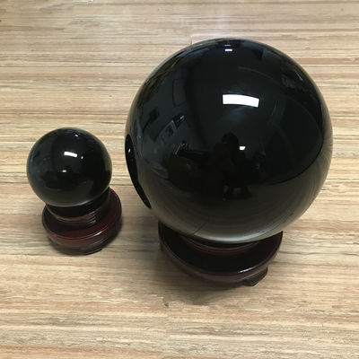180mm Obsidian Ball Gemstone Sphere Carved Technique for Meditation Healing Divination Feng Shui