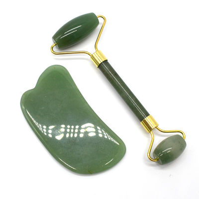 Face and Body Massaging Guasha Beauty Tool Trending Product 2024 Natural Amethyst Jade Facial Roller Gua Sha Massager