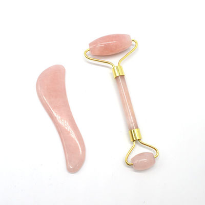 Face and Body Massaging Guasha Beauty Tool Trending Product 2024 Natural Amethyst Jade Facial Roller Gua Sha Massager