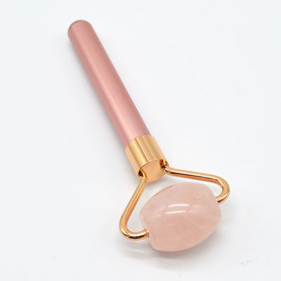 Natural Rose Quartz Facial Massage Roller for a Refreshed and Revitalized Complexion