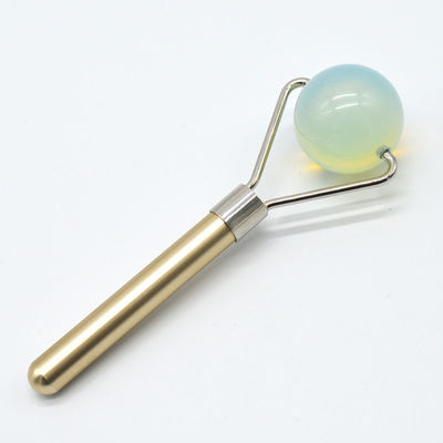 Natural Rose Quartz Facial Massage Roller for a Refreshed and Revitalized Complexion