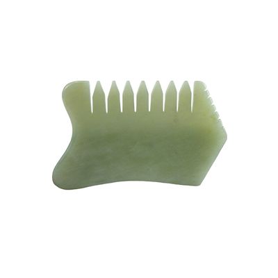 100% Natural Xiuyan Jade Comb for Body Scalp Care Massage Tool SPA Acupuncture Relaxation Therapy Treatment