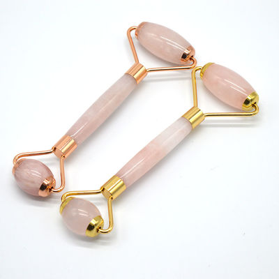 Health and Beauty Rose Quartz Jade Guasha Massage Roller Anti Wrinkle Jade Roller Gua Sha for Enhanced Skincare Routine