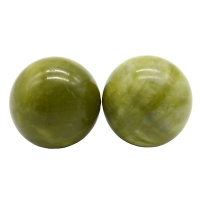 abk-116 Hand Massage Balls Natural Jade Massage Stone Tools Hand Exercise Ball Therapy Exercise Grip