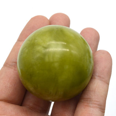 abk-116 Hand Massage Balls Natural Jade Massage Stone Tools Hand Exercise Ball Therapy Exercise Grip