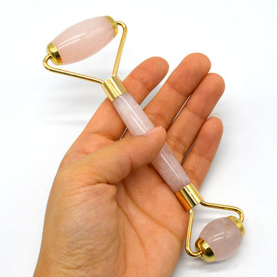 Health and Beauty Rose Quartz Jade Guasha Massage Roller Anti Wrinkle Jade Roller Gua Sha for Enhanced Skincare Routine
