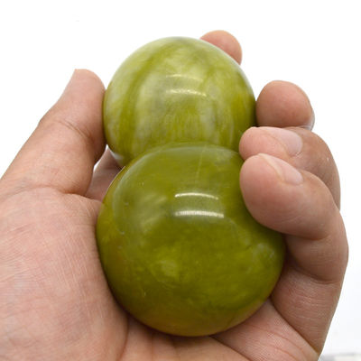 abk-116 Hand Massage Balls Natural Jade Massage Stone Tools Hand Exercise Ball Therapy Exercise Grip