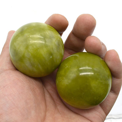 abk-116 Hand Massage Balls Natural Jade Massage Stone Tools Hand Exercise Ball Therapy Exercise Grip