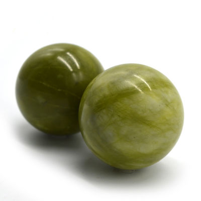 abk-116 Hand Massage Balls Natural Jade Massage Stone Tools Hand Exercise Ball Therapy Exercise Grip